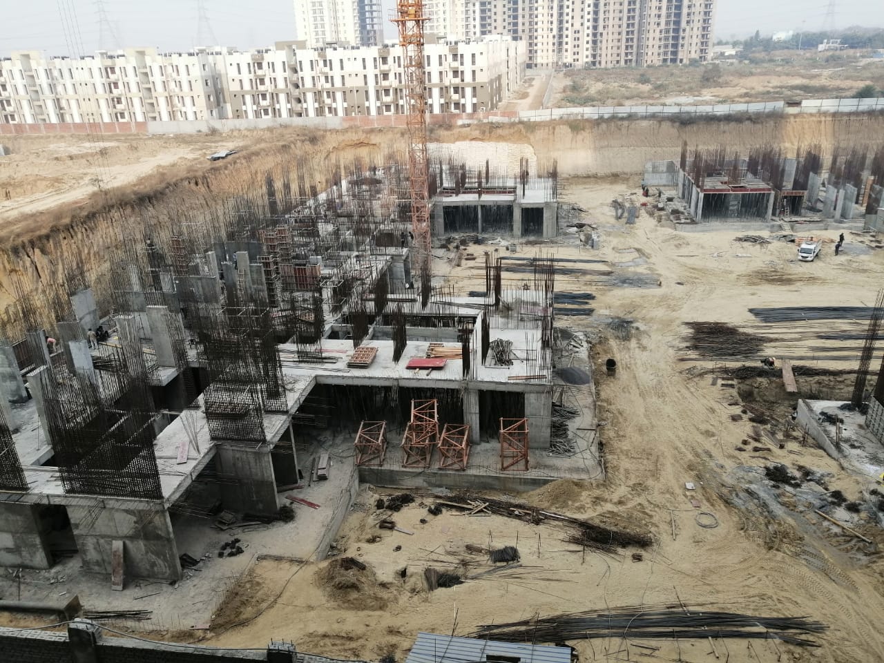 BASEMENT CONSTRUCTION OF TOWER 1 & 2